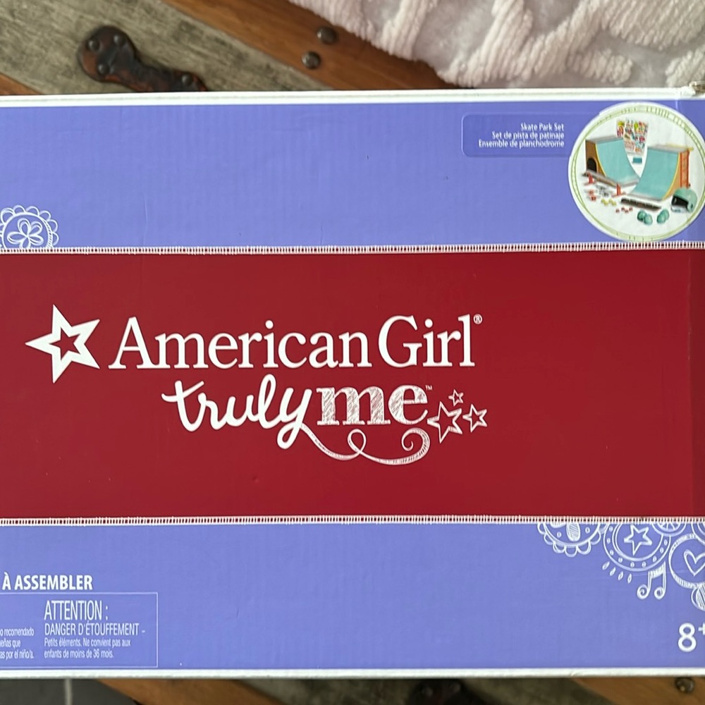American Girl Skatepark set